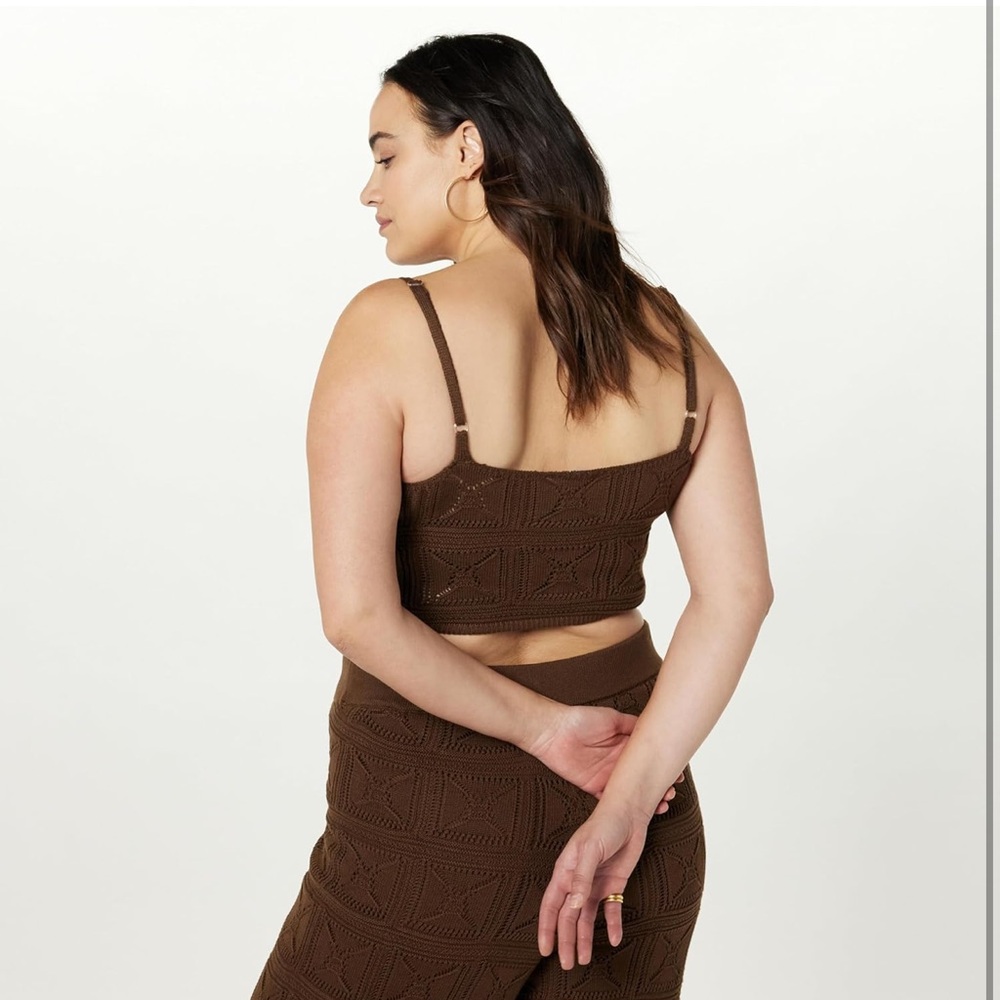 Brown Crochet Knit Set - Picture 2 of 7